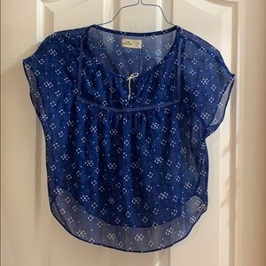 Hollister patterned blouse